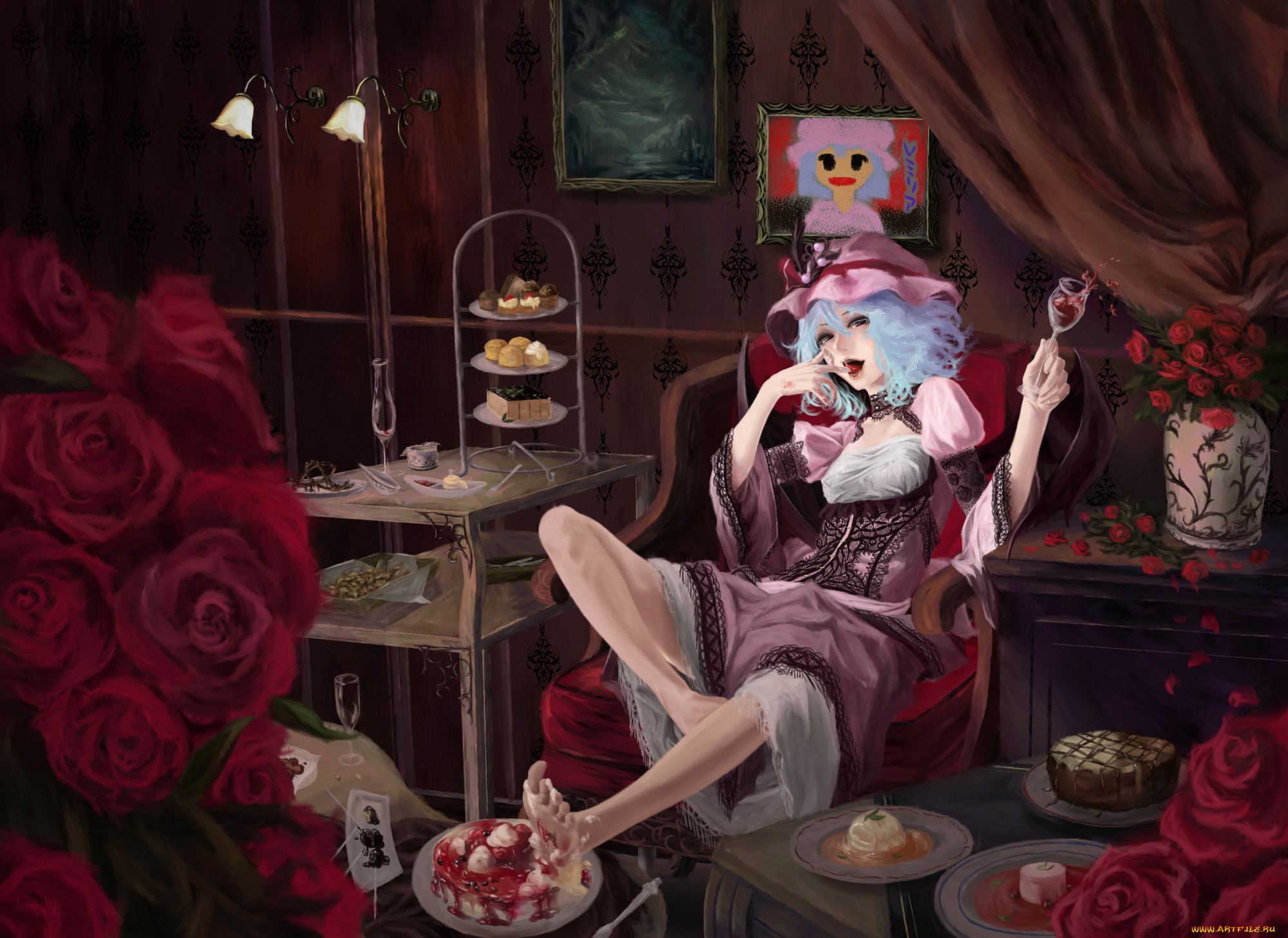 , touhou, remilia, scarlet